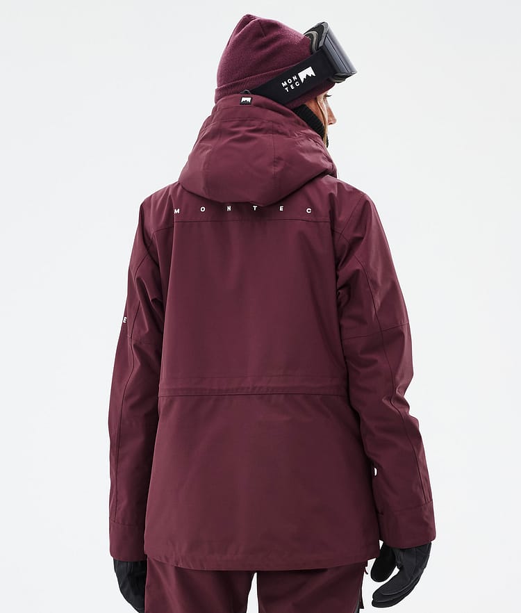 Montec Fawk W Snowboardjakke Dame Burgundy, Bilde 7 av 10