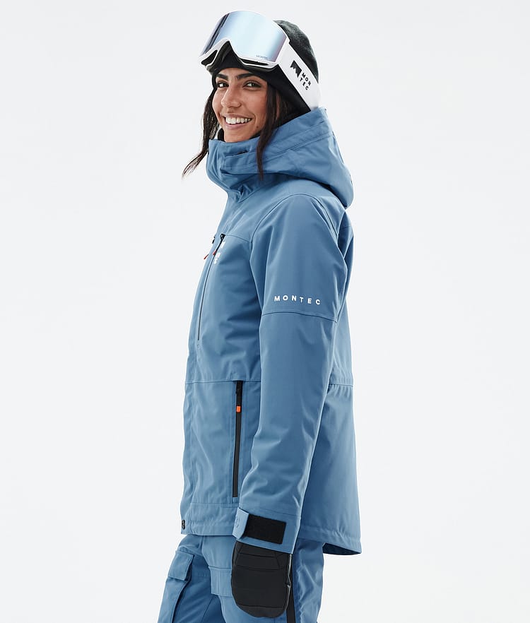 Montec Fawk W Snowboardjakke Dame Blue Steel, Bilde 6 av 10