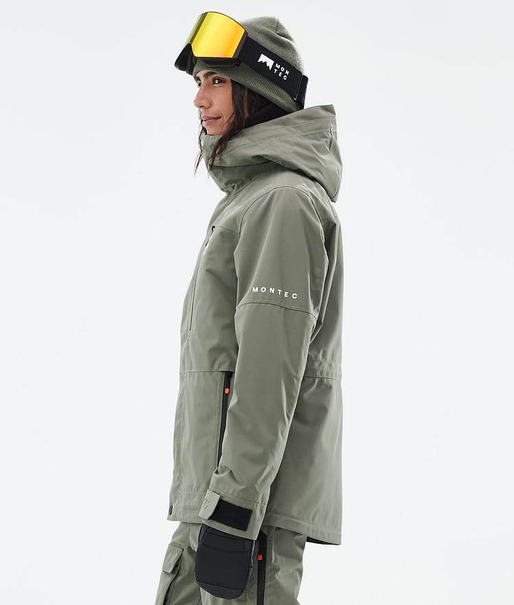 Montec Fawk W Snowboardjakke Dame Greenish, Bilde 6 av 10