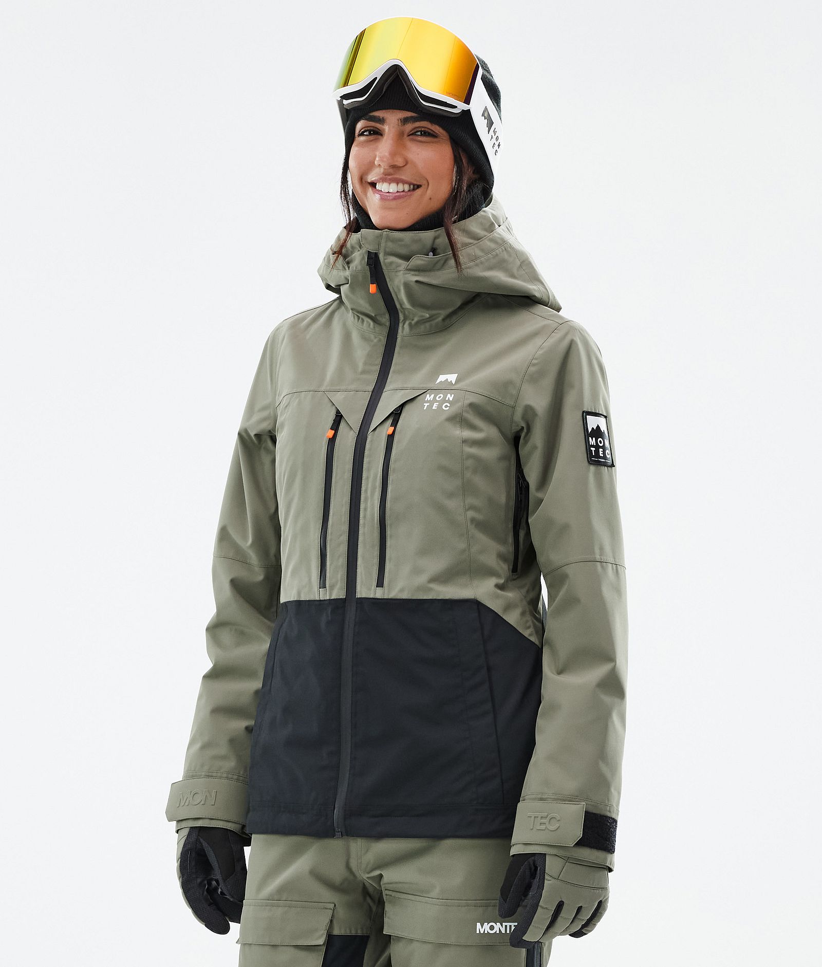 Montec Moss W Snowboardjakke Dame Greenish/Black, Bilde 1 av 10