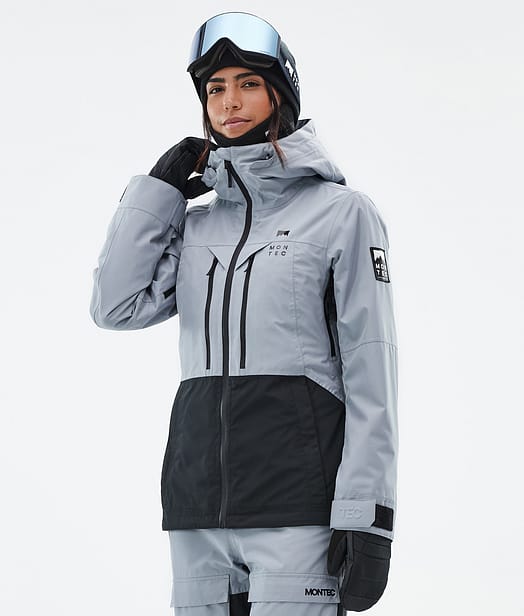 Montec Moss W Snowboardjakke Dame Soft Blue/Black