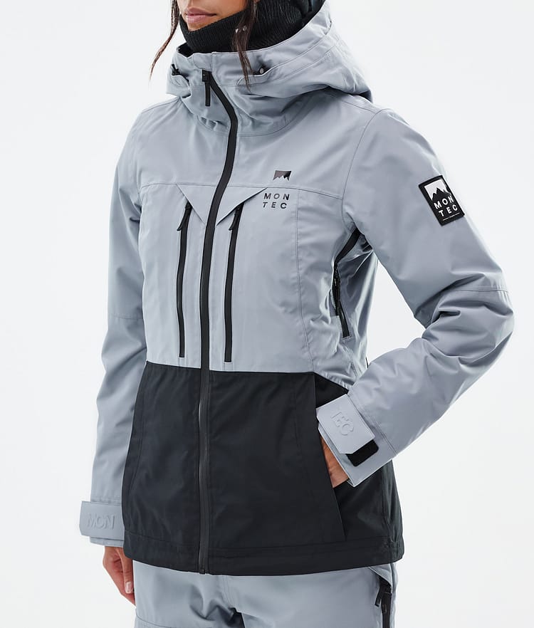 Montec Moss W Snowboardjakke Dame Soft Blue/Black, Bilde 8 av 10