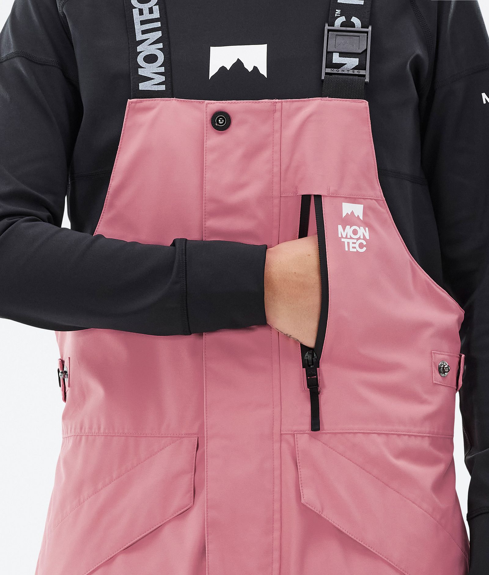 Montec Fawk W Snowboardbukse Dame Pink/Black, Bilde 5 av 7