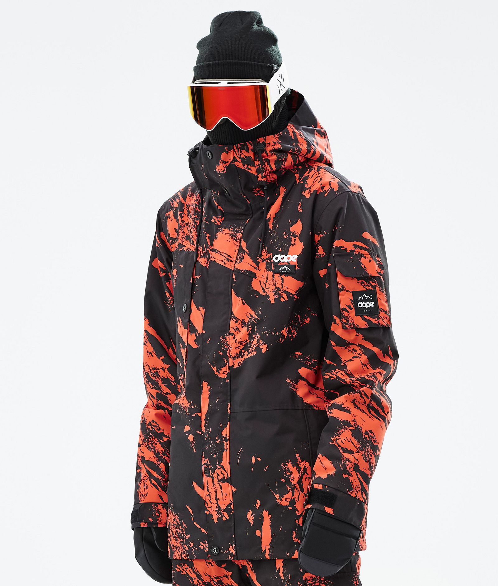 Dope Adept Snowboardjakke Herre Paint Orange, Bilde 1 av 10