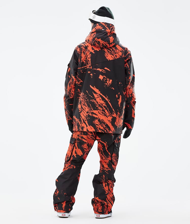 Dope Adept Snowboardjakke Herre Paint Orange, Bilde 5 av 10