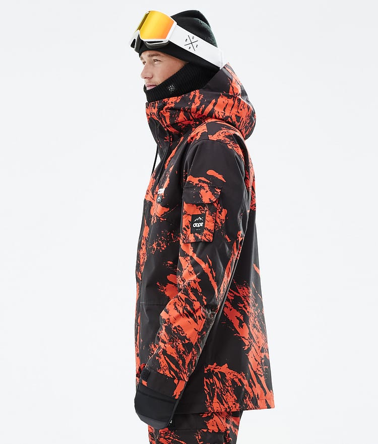 Dope Adept Snowboardjakke Herre Paint Orange, Bilde 6 av 10