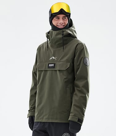 Dope Blizzard Snowboardjakke Herre Olive Green