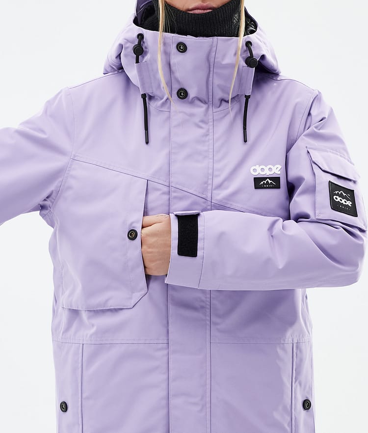 Dope Adept W Snowboardjakke Dame Faded Violet Renewed, Bilde 9 av 10