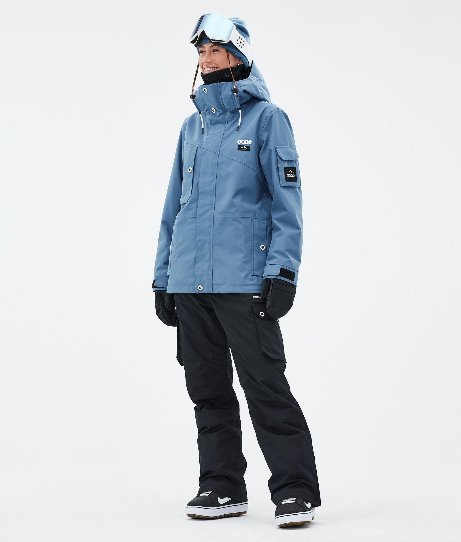 Dope Adept W Snowboardjakke Dame Blue Steel, Bilde 2 av 9