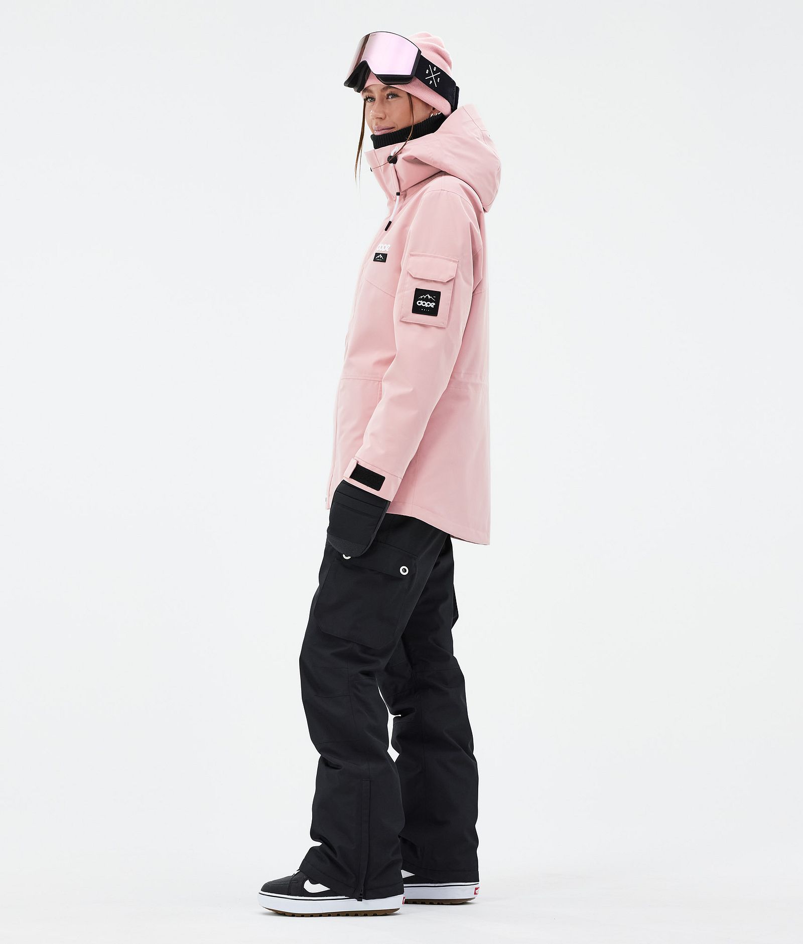 Dope Adept W Snowboardjakke Dame Soft Pink, Bilde 3 av 9