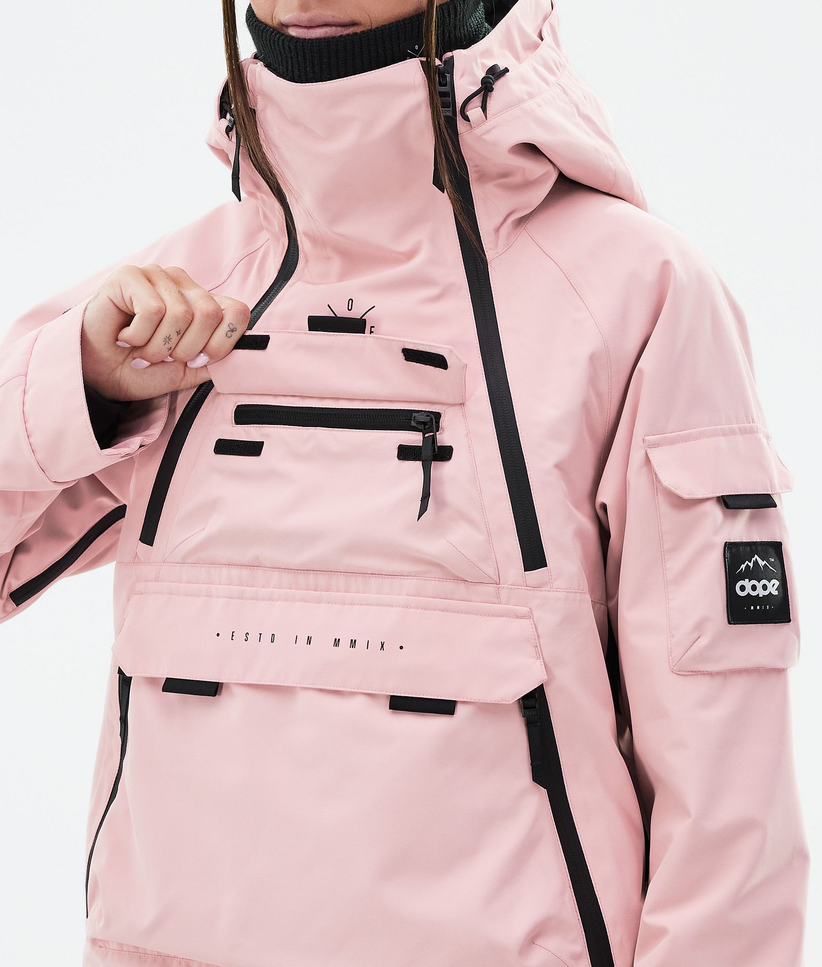 Dope Akin W Snowboardjakke Dame Soft Pink Renewed, Bilde 9 av 9