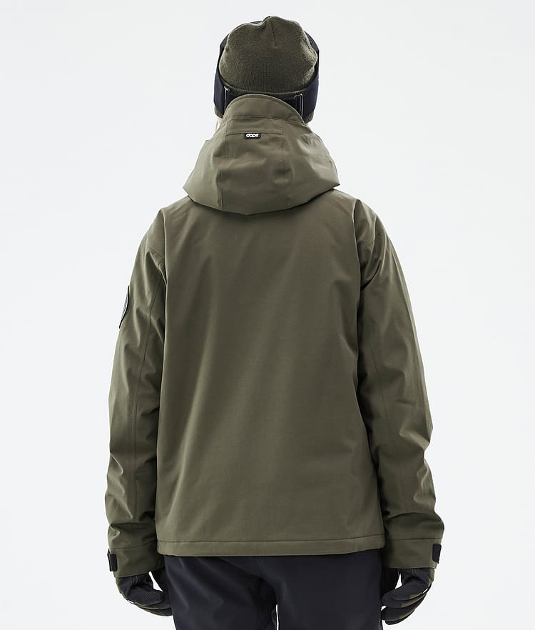 Dope Blizzard W Full Zip Snowboardjakke Dame Olive Green, Bilde 7 av 10