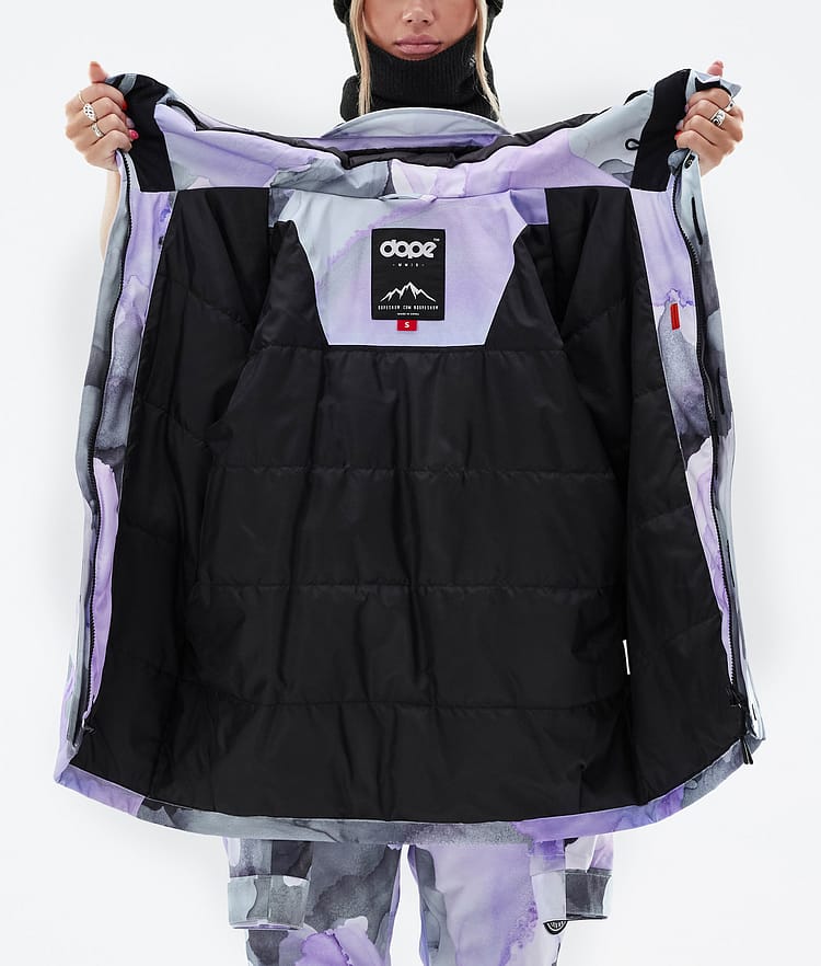 Dope Blizzard W Full Zip Snowboardjakke Dame Blot Violet, Bilde 10 av 10