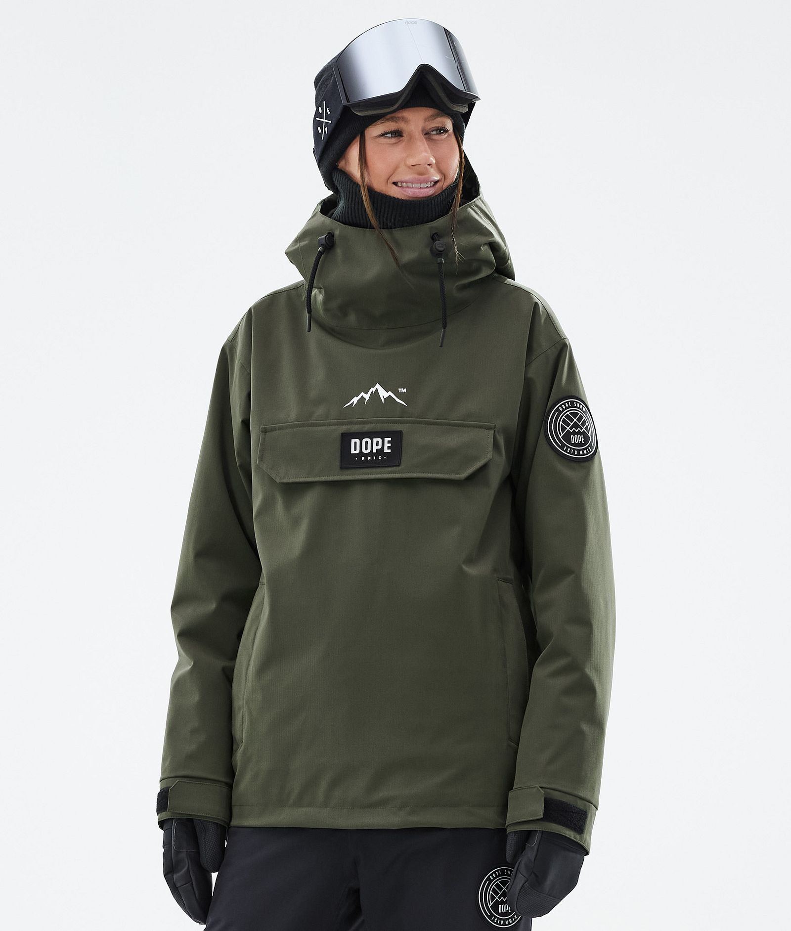 Dope Blizzard W Skijakke Dame Olive Green, Bilde 1 av 8