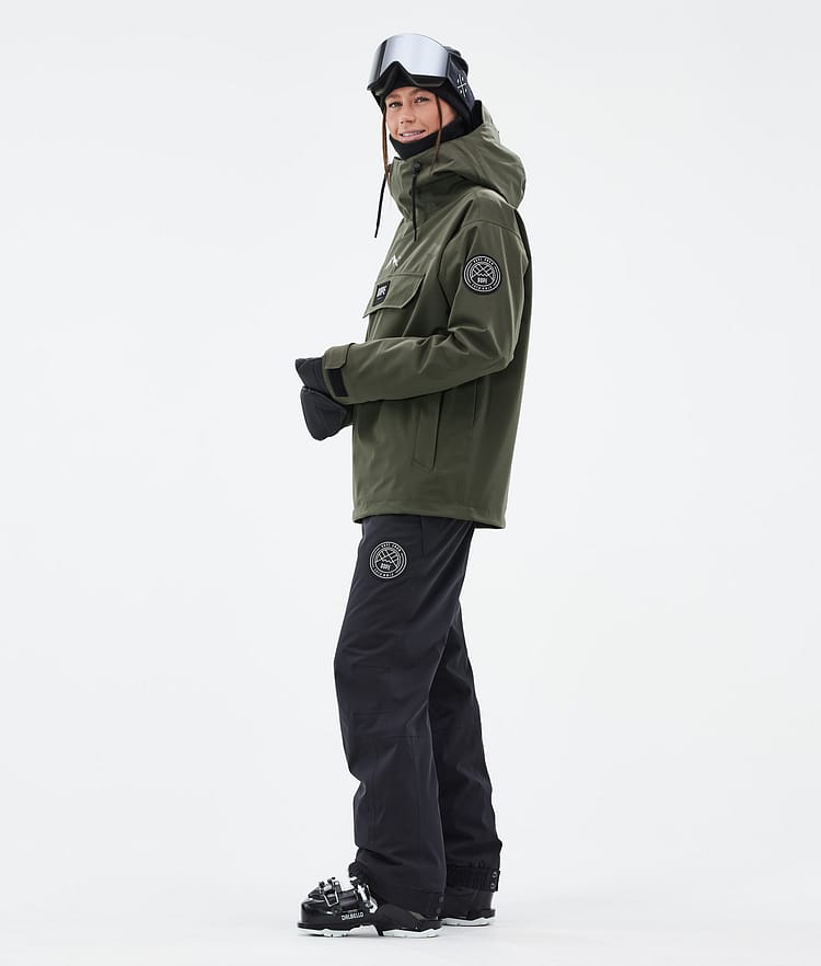 Dope Blizzard W Skijakke Dame Olive Green, Bilde 3 av 8