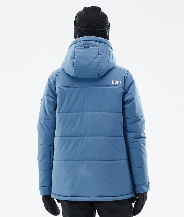 Dope Puffer W 2023 Skijakke Dame Blue Steel, Bilde 7 av 9