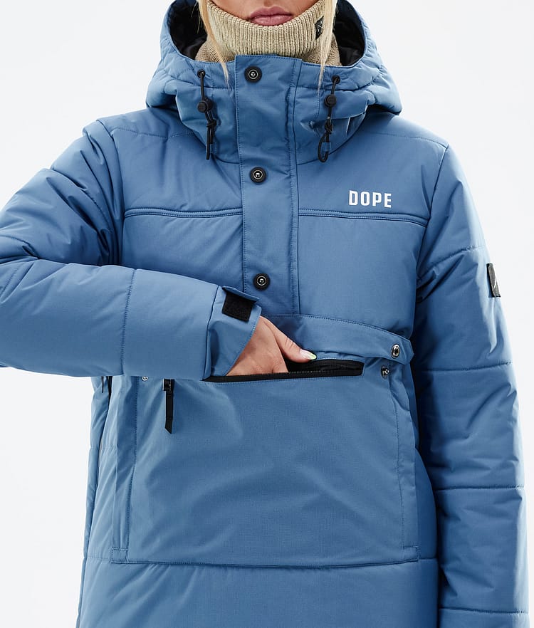 Dope Puffer W 2023 Skijakke Dame Blue Steel, Bilde 9 av 9