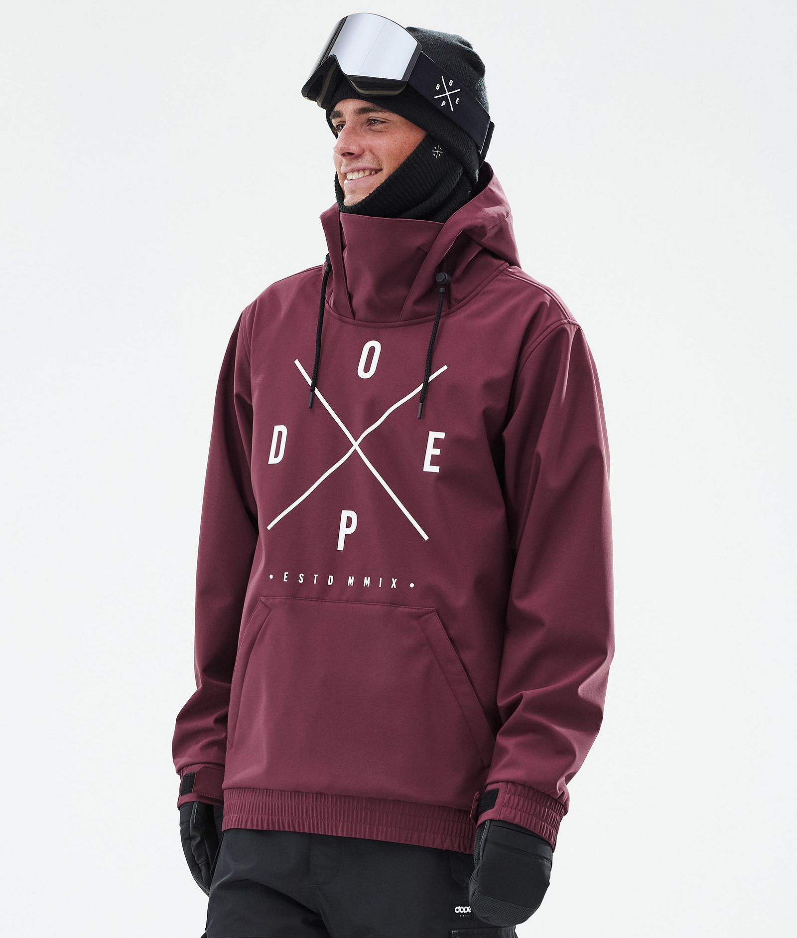 Dope Yeti Snowboardjakke Herre 2X-Up Burgundy, Bilde 1 av 7