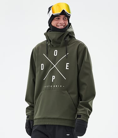 Dope Yeti Snowboardjakke Herre 2X-Up Olive Green