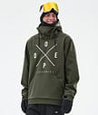 Dope Yeti Snowboardjakke Herre 2X-Up Olive Green