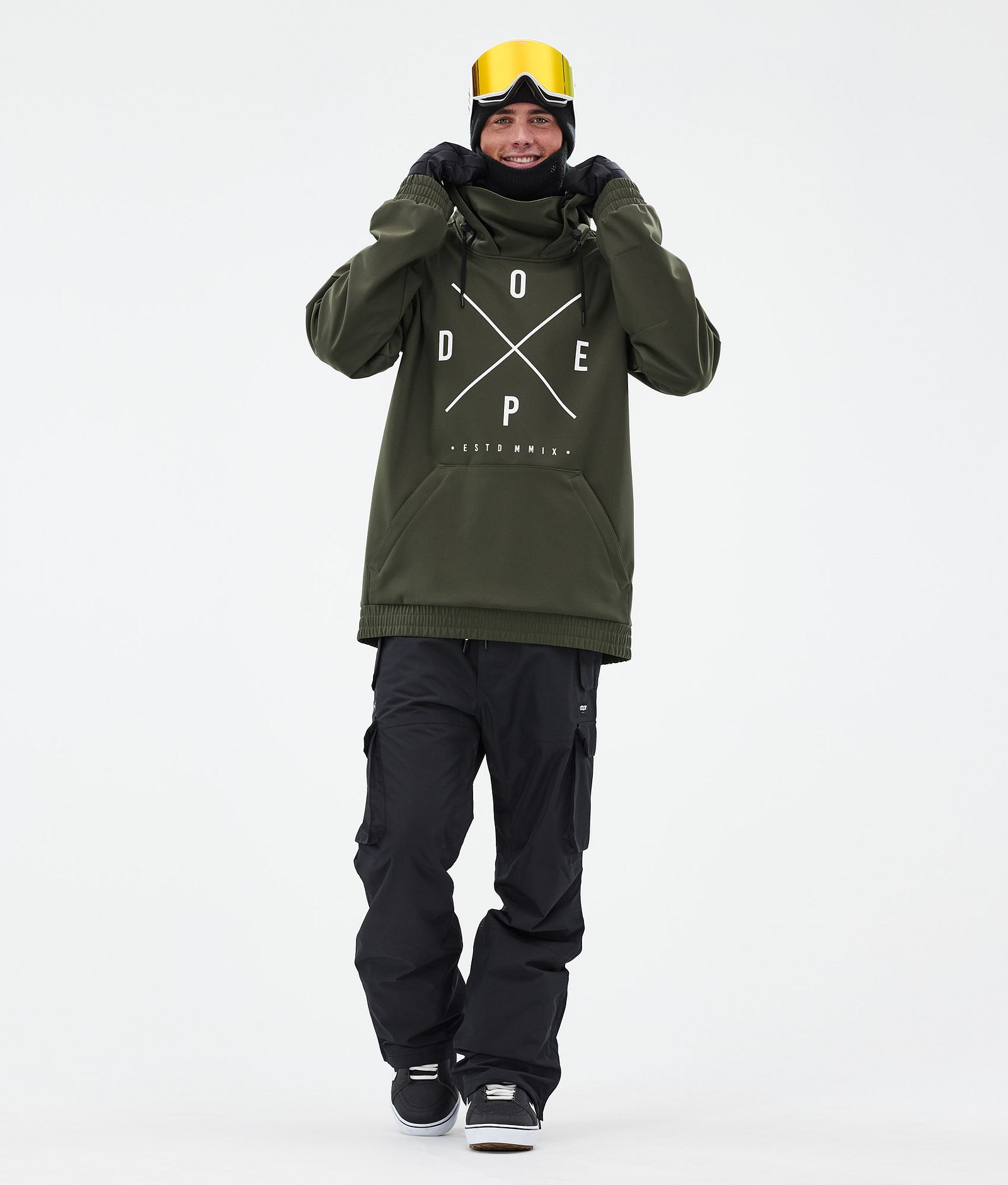 Dope Yeti Snowboardjakke Herre 2X-Up Olive Green, Bilde 2 av 7