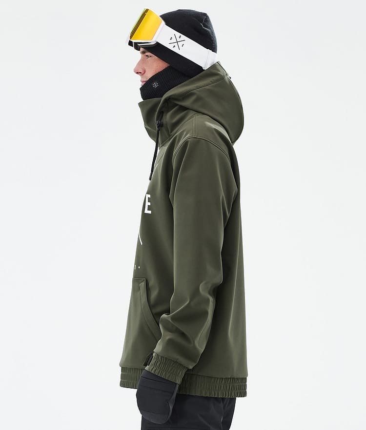 Dope Yeti Snowboardjakke Herre 2X-Up Olive Green, Bilde 5 av 7