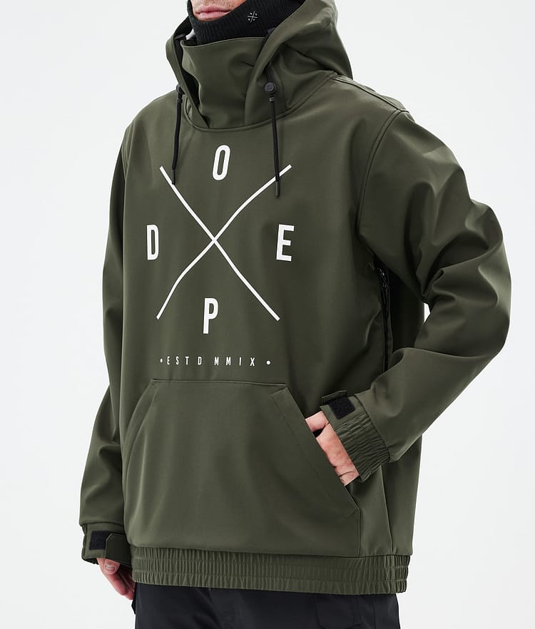 Dope Yeti Skijakke Herre 2X-Up Olive Green, Bilde 7 av 7