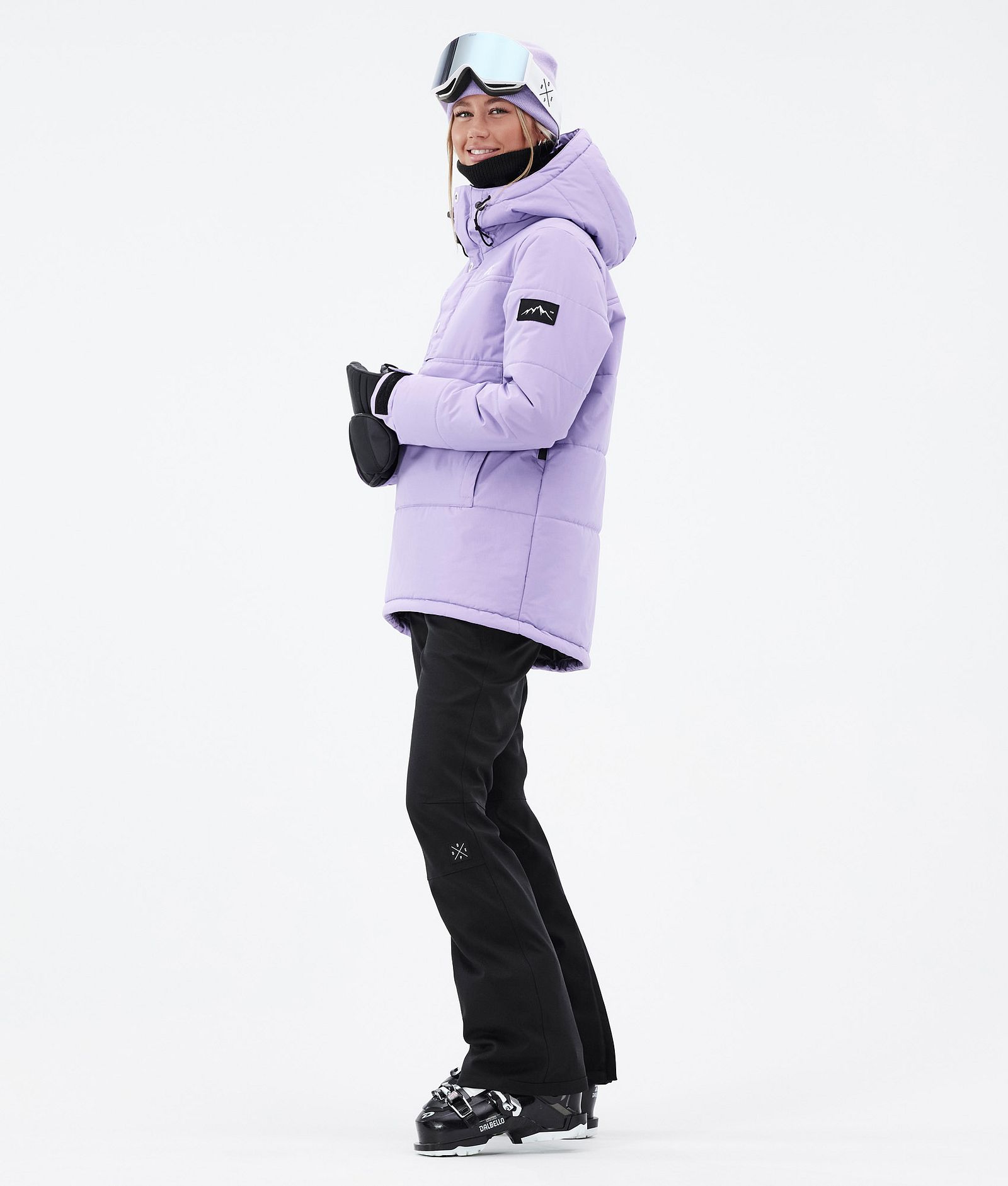 Dope Puffer W 2023 Skijakke Dame Faded Violet, Bilde 4 av 9