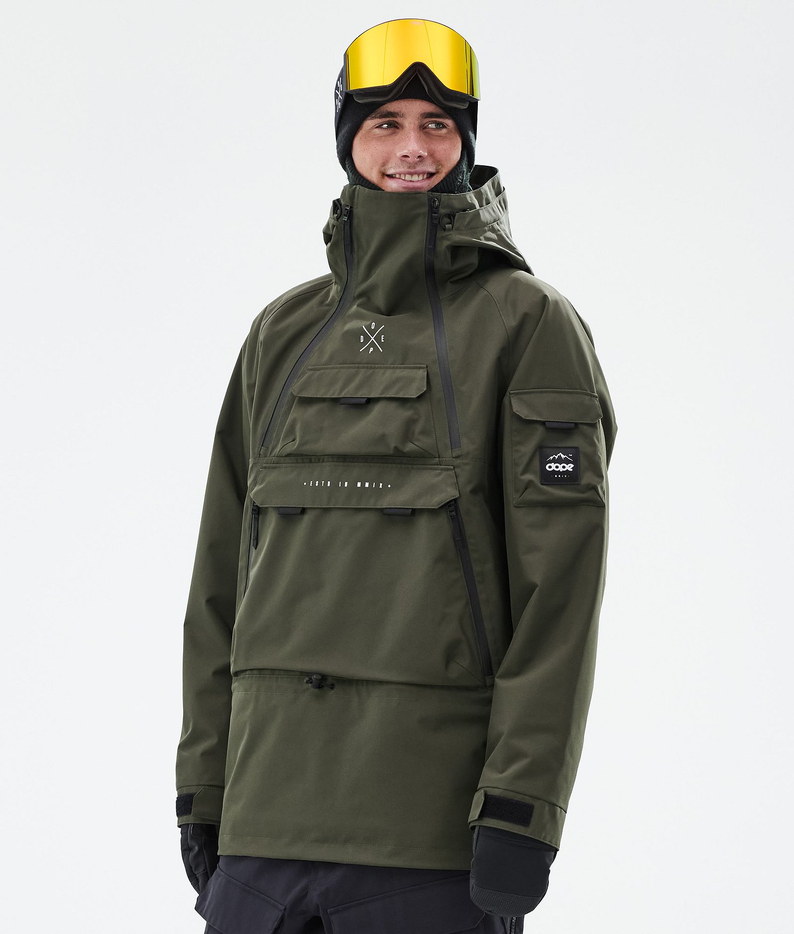 Dope Akin Skijakke Herre Olive Green, Bilde 1 av 9