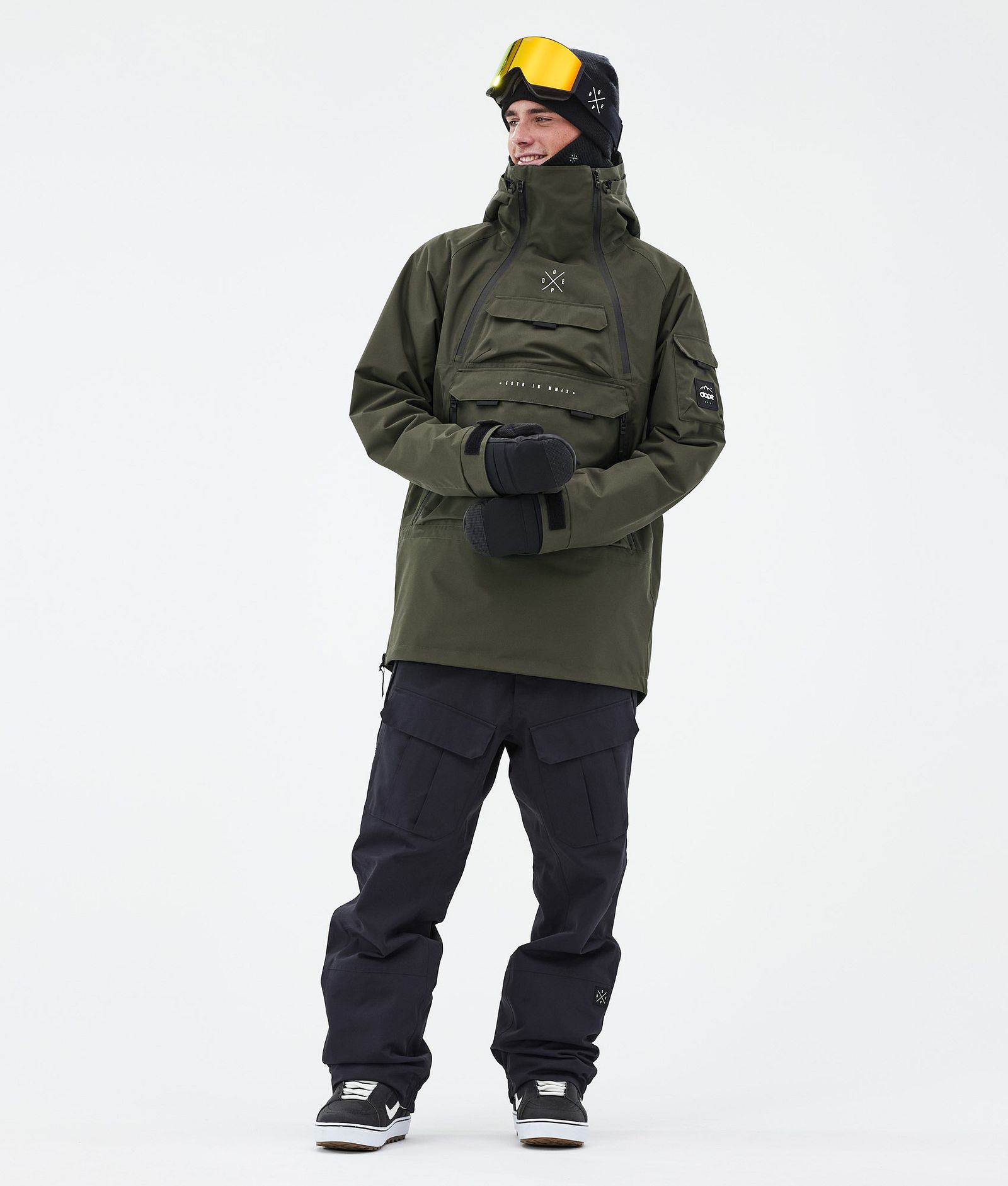 Dope Akin Snowboardjakke Herre Olive Green, Bilde 2 av 9