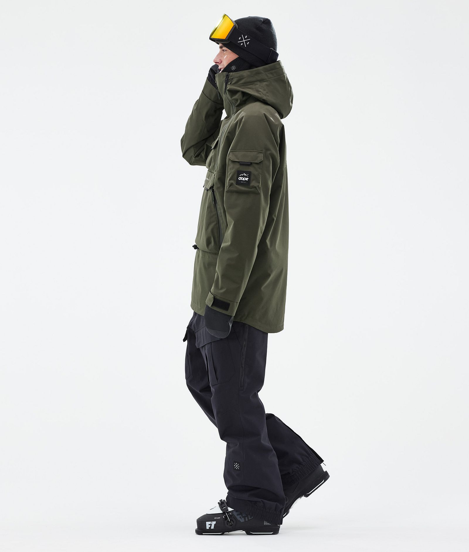 Dope Akin Skijakke Herre Olive Green, Bilde 3 av 9