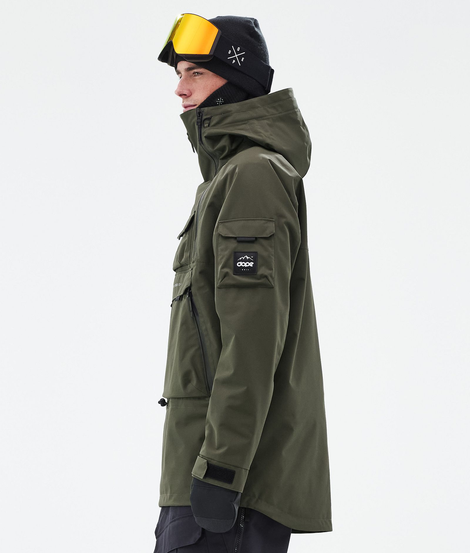 Dope Akin Snowboardjakke Herre Olive Green, Bilde 5 av 9