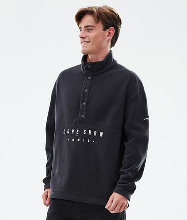 Dope Comfy Fleecegenser Herre Black