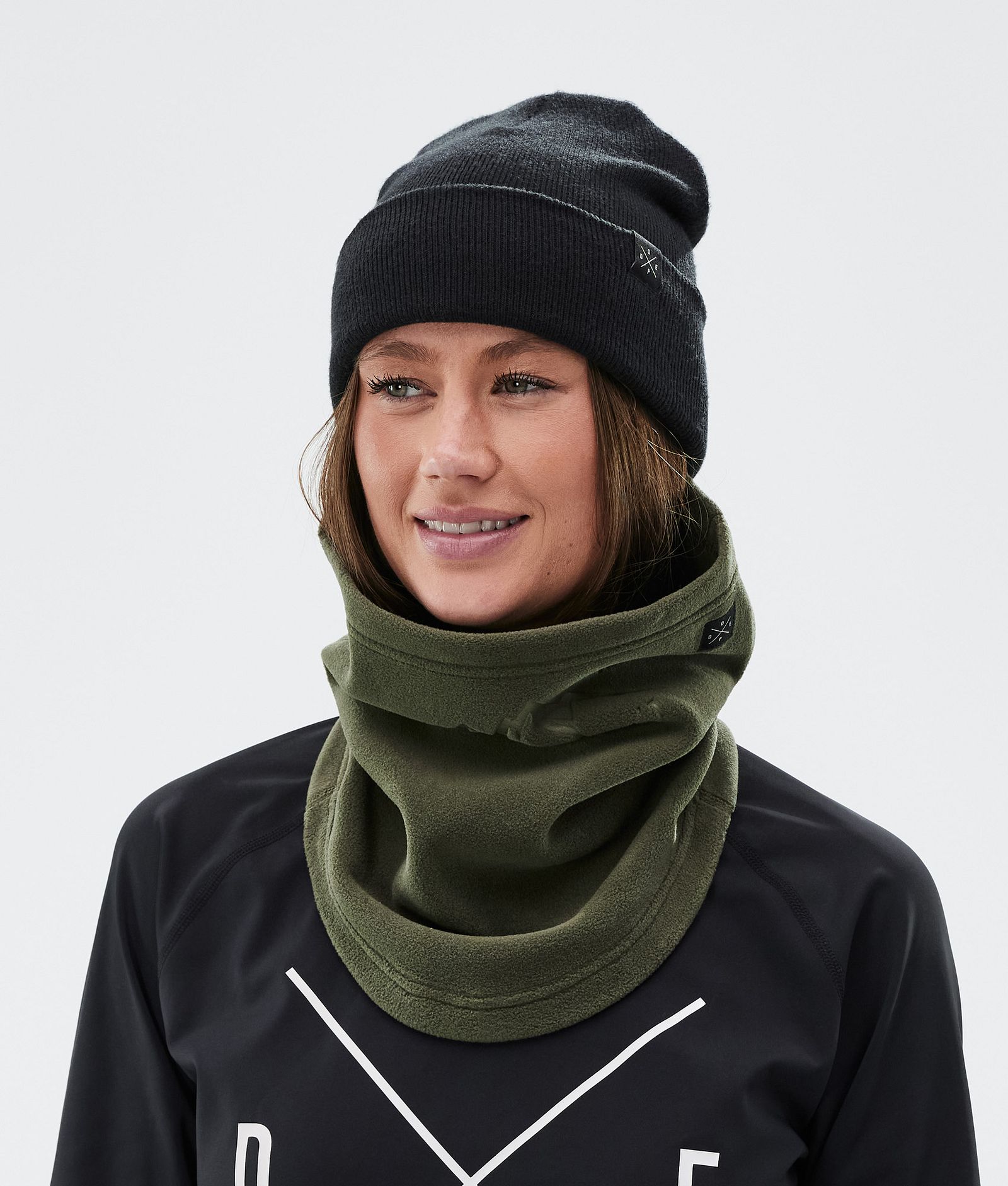 Dope Cozy Tube Ansiktsmasker Olive Green, Bilde 4 av 4