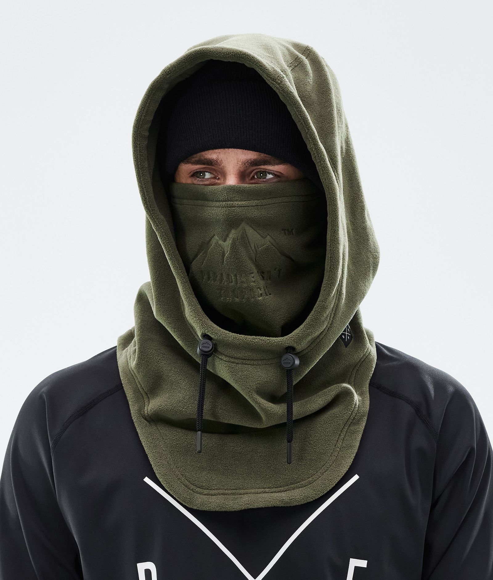 Dope Cozy Hood II Ansiktsmasker Olive Green, Bilde 3 av 4