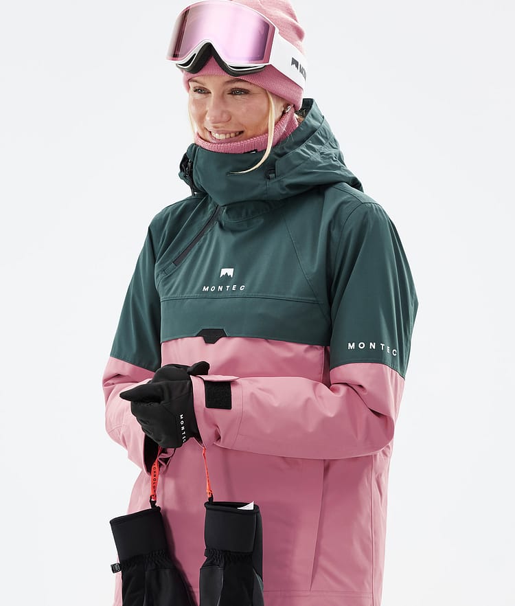 Montec Dune W Snowboardjakke Dame Dark Atlantic/Pink, Bilde 2 av 9