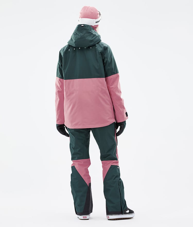 Montec Dune W Snowboardjakke Dame Dark Atlantic/Pink, Bilde 5 av 9