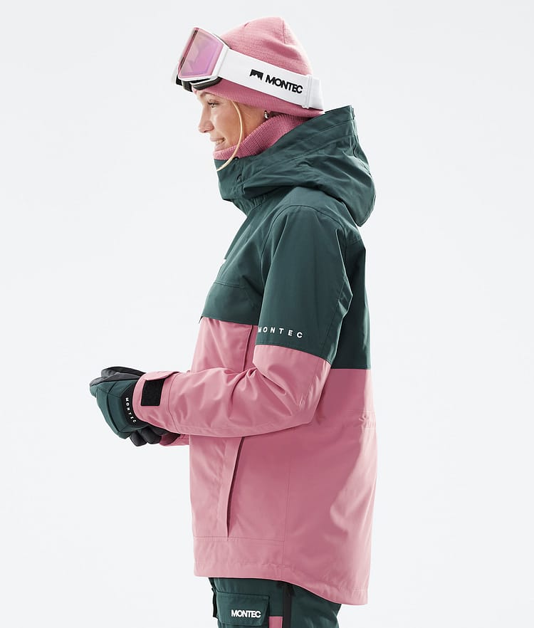 Montec Dune W Snowboardjakke Dame Dark Atlantic/Pink, Bilde 6 av 9