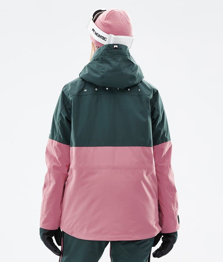 Montec Dune W Snowboardjakke Dame Dark Atlantic/Pink, Bilde 7 av 9