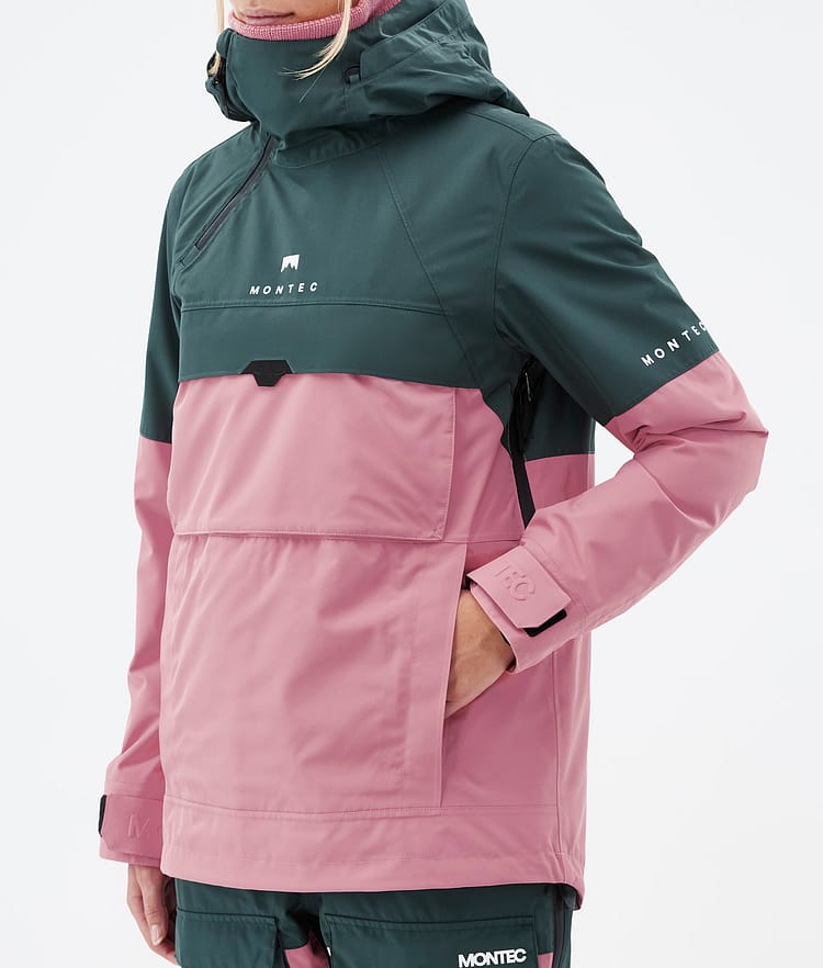 Montec Dune W Snowboardjakke Dame Dark Atlantic/Pink, Bilde 8 av 9