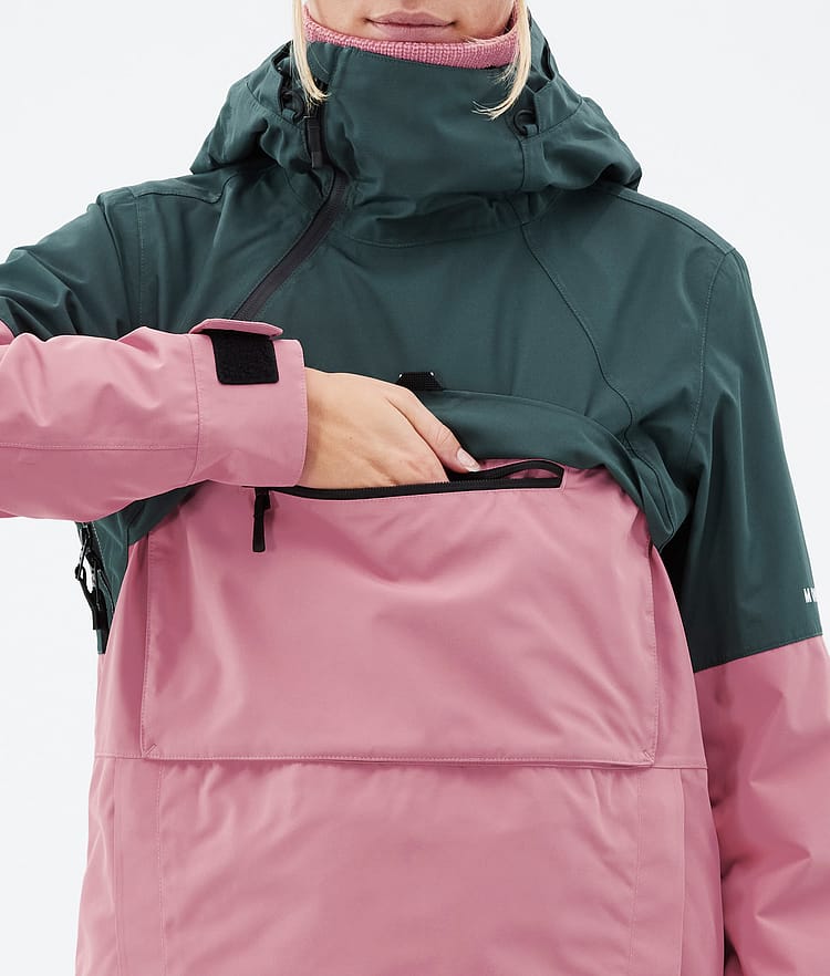 Montec Dune W Snowboardjakke Dame Dark Atlantic/Pink, Bilde 9 av 9