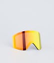 Montec Scope 2022 Goggle Lens Ekstralinse Snow Herre Ruby Red Mirror