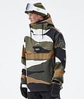 Dope Blizzard 2022 Snowboardjakke Herre Shards Gold Olive, Bilde 1 av 9