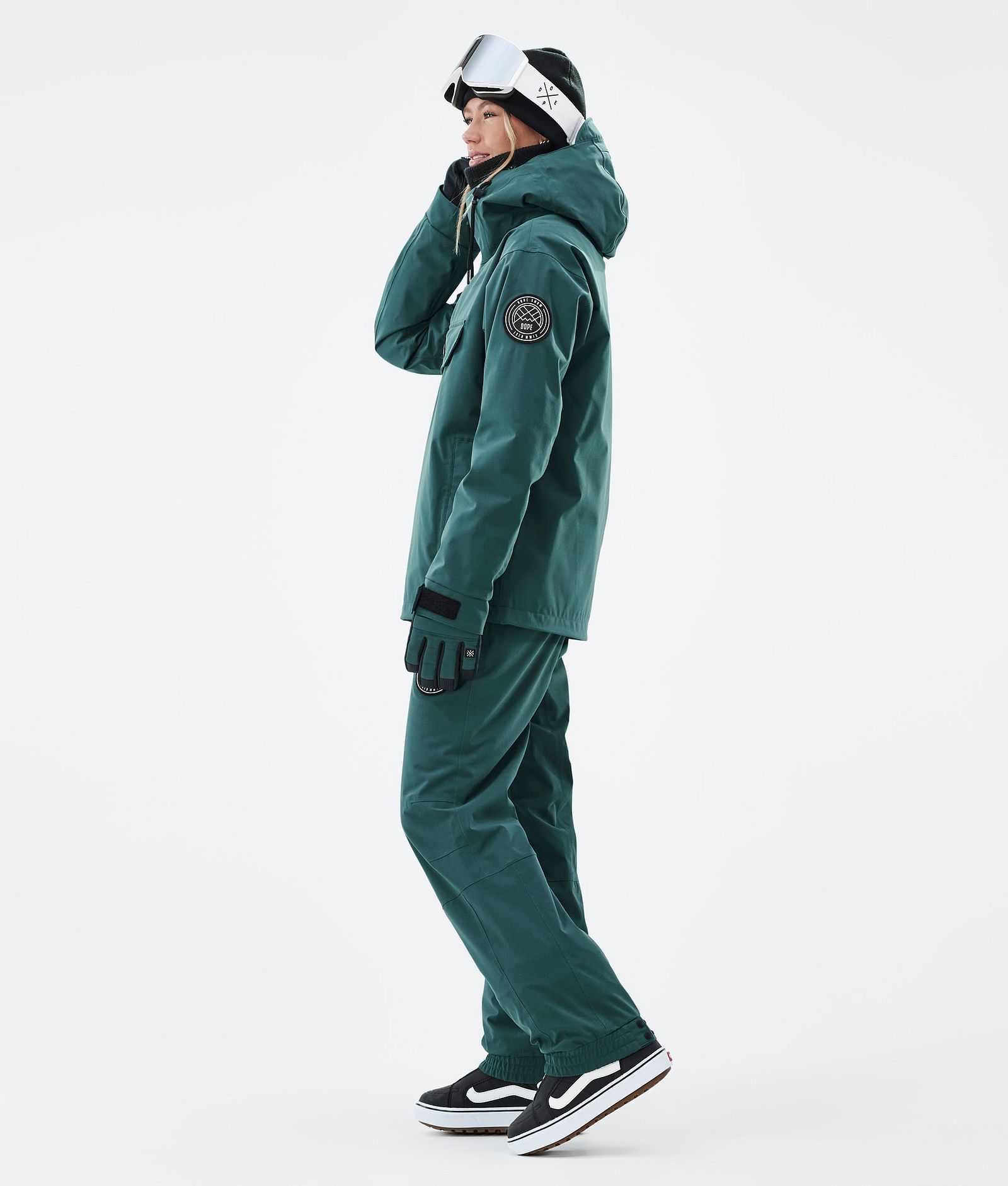 Dope Blizzard W Snowboardjakke Dame Bottle Green, Bilde 3 av 8