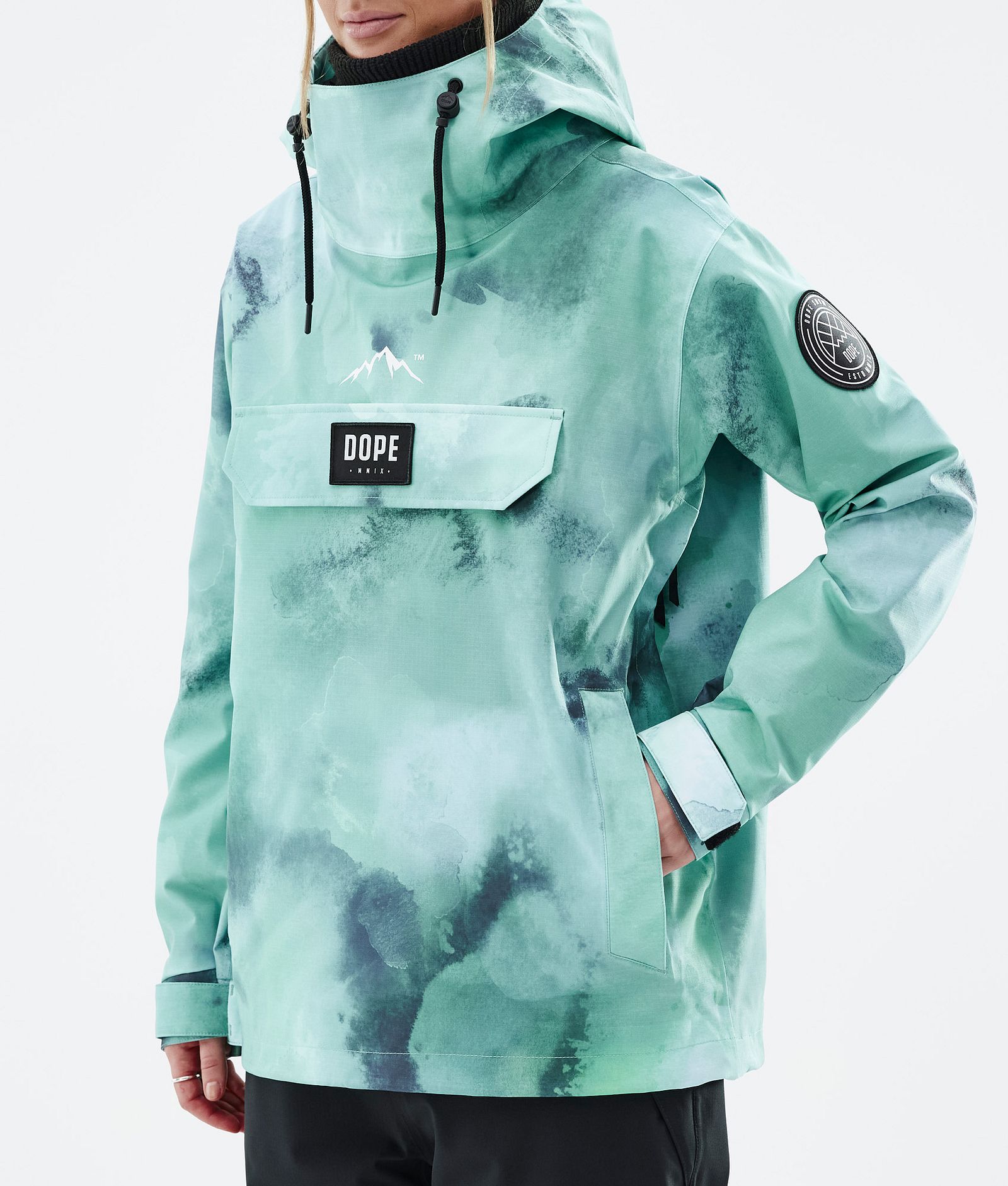 Dope Blizzard W 2022 Snowboardjakke Dame Liquid Green, Bilde 8 av 9