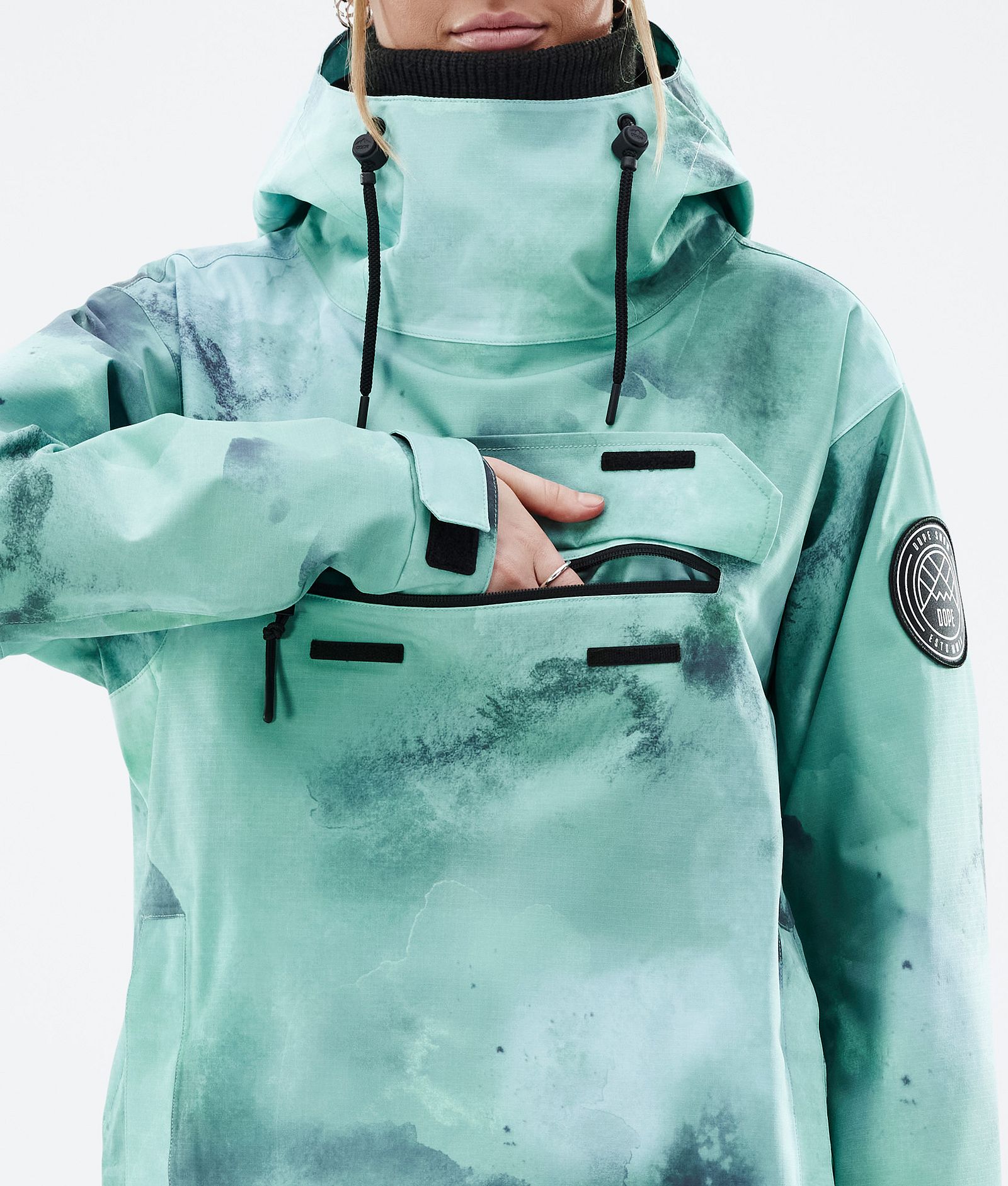 Dope Blizzard W 2022 Snowboardjakke Dame Liquid Green, Bilde 9 av 9