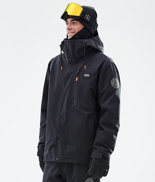 Dope Blizzard Full Zip Skijakke Herre Black