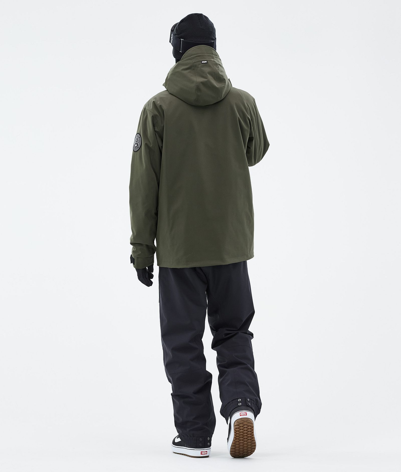 Dope Blizzard Full Zip Snowboardjakke Herre Olive Green, Bilde 4 av 9