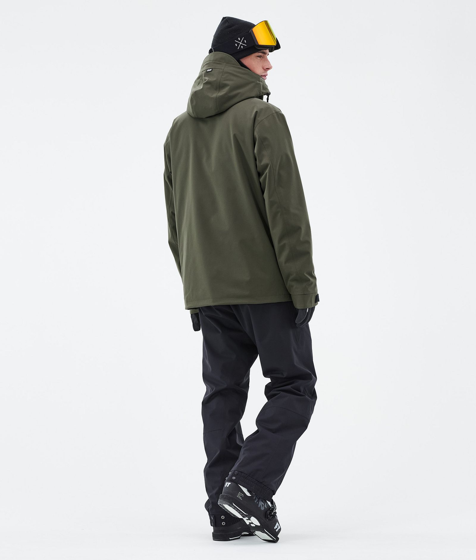 Dope Blizzard Full Zip Skijakke Herre Olive Green, Bilde 4 av 9