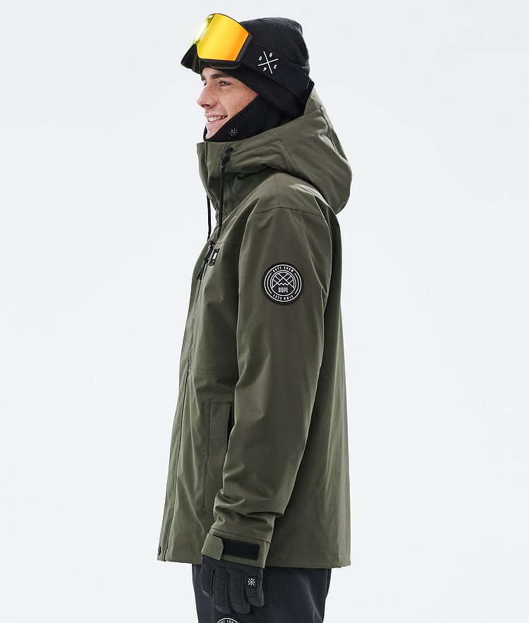 Dope Blizzard Full Zip Snowboardjakke Herre Olive Green, Bilde 5 av 9